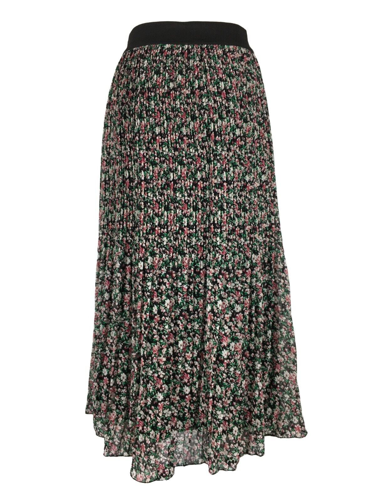 LA FEE MARABOUTEE gonna donna plissè fantasia floreale multicolor FE-JU-CHANA-F MADE IN ITALY