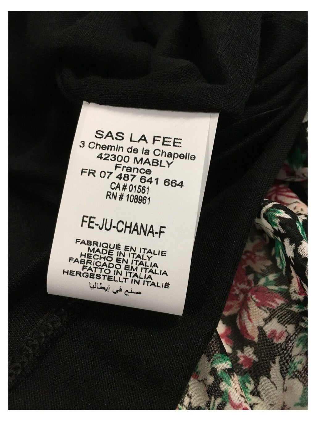 LA FEE MARABOUTEE gonna donna plissè fantasia floreale multicolor FE-JU-CHANA-F MADE IN ITALY