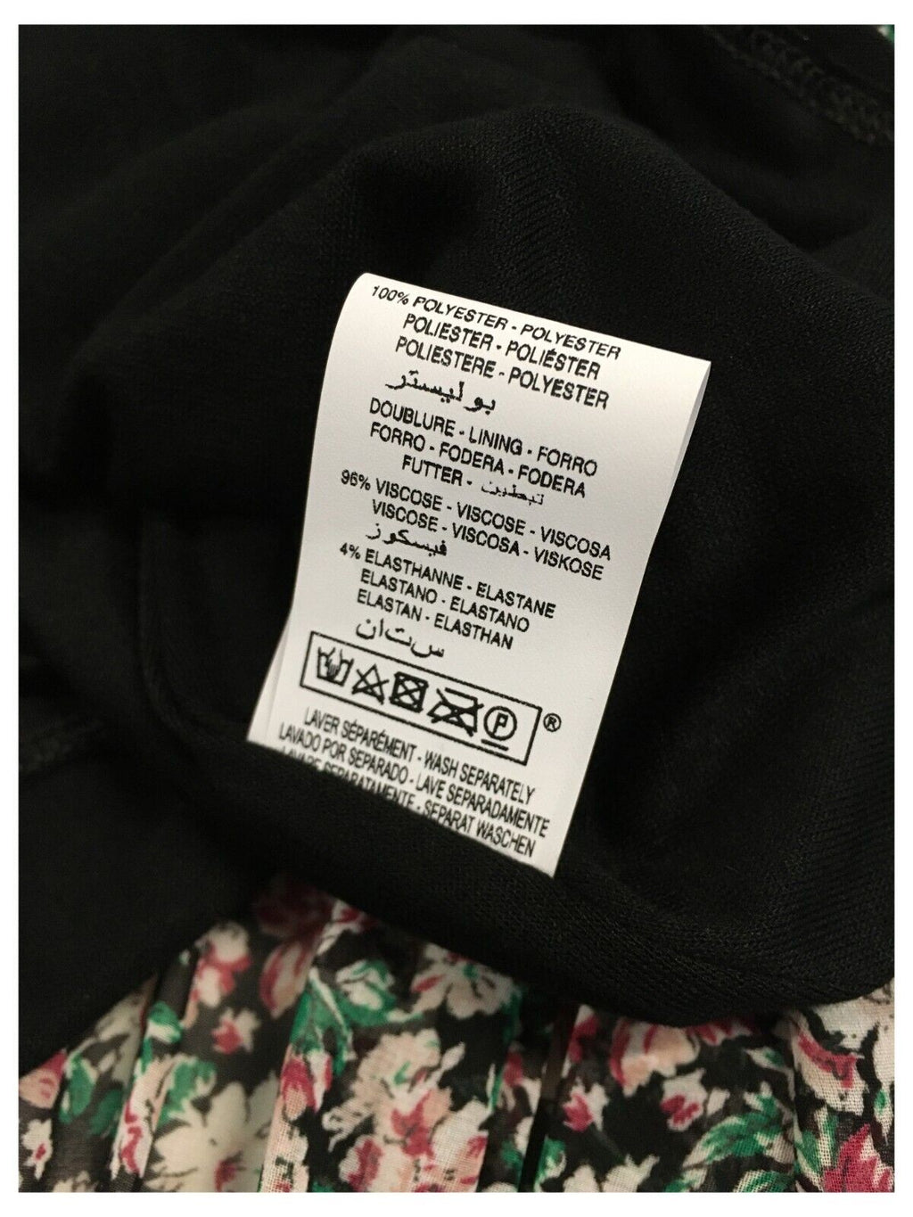 LA FEE MARABOUTEE gonna donna plissè fantasia floreale multicolor FE-JU-CHANA-F MADE IN ITALY