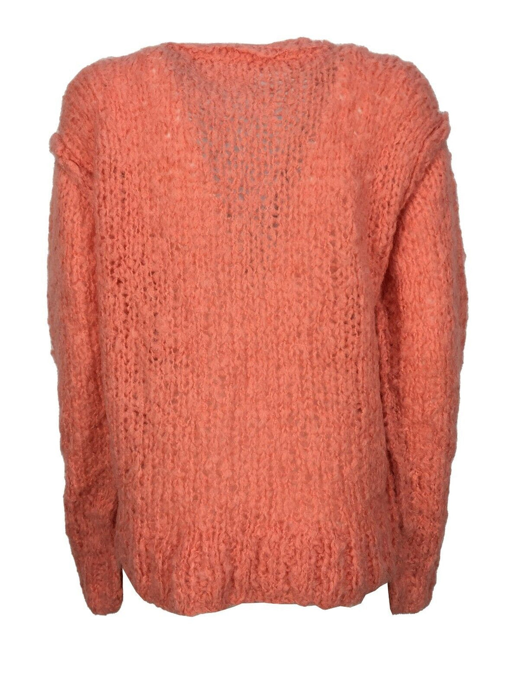 MAISON HOTEL cardigan donna salmone con bottoni art ISABELLA