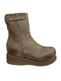 PATRIZIA BONFANTI stivale basso donna nabuk taupe KLOG NABUK PIETRA MADE IN ITALY