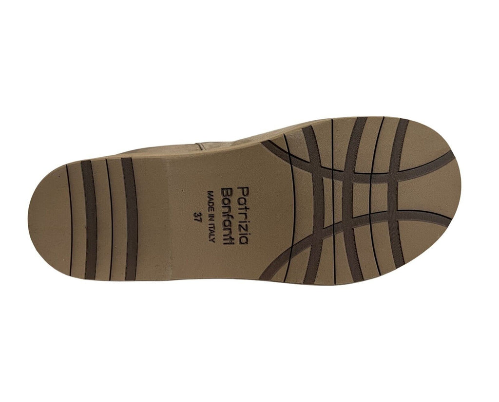 PATRIZIA BONFANTI stivale basso donna nabuk taupe KLOG NABUK PIETRA MADE IN ITALY
