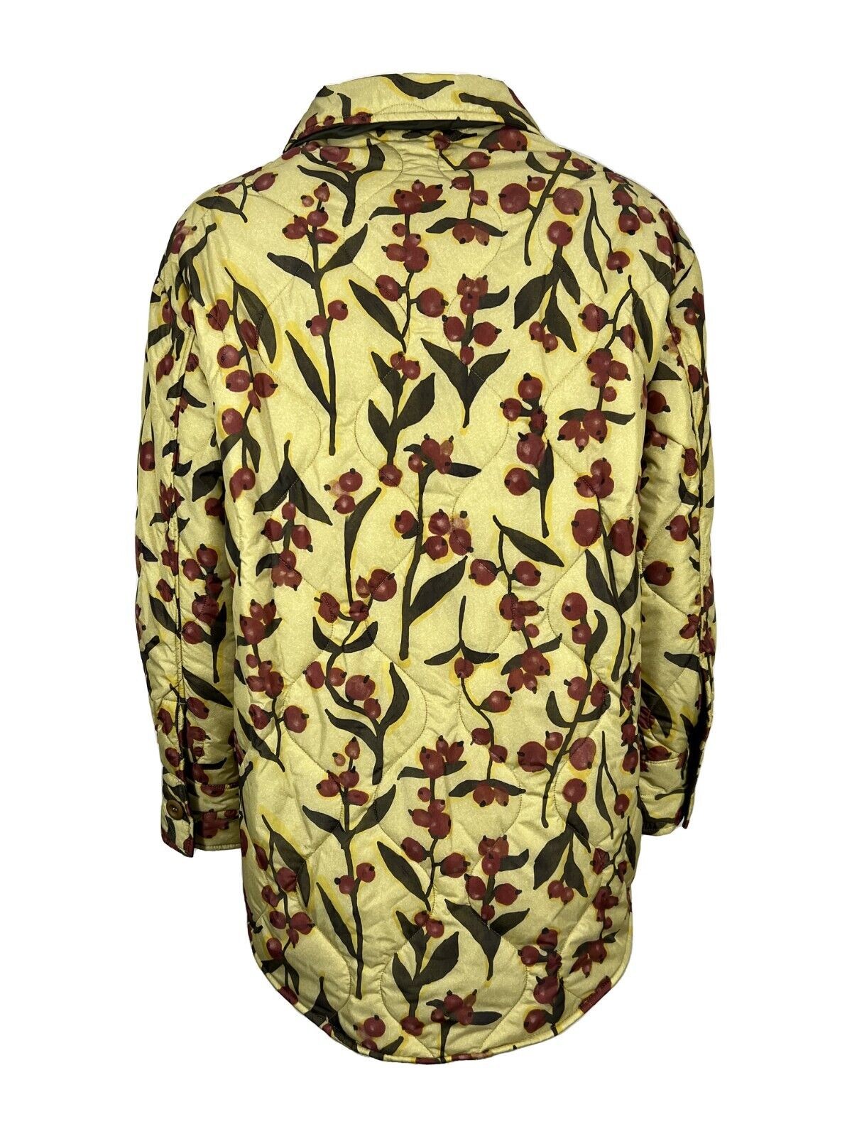 4.10 by BottegaChilometriZero giacca camicia donna trapuntata giallo DD22606 FANTASIA 100% nylon MADE IN ITALY