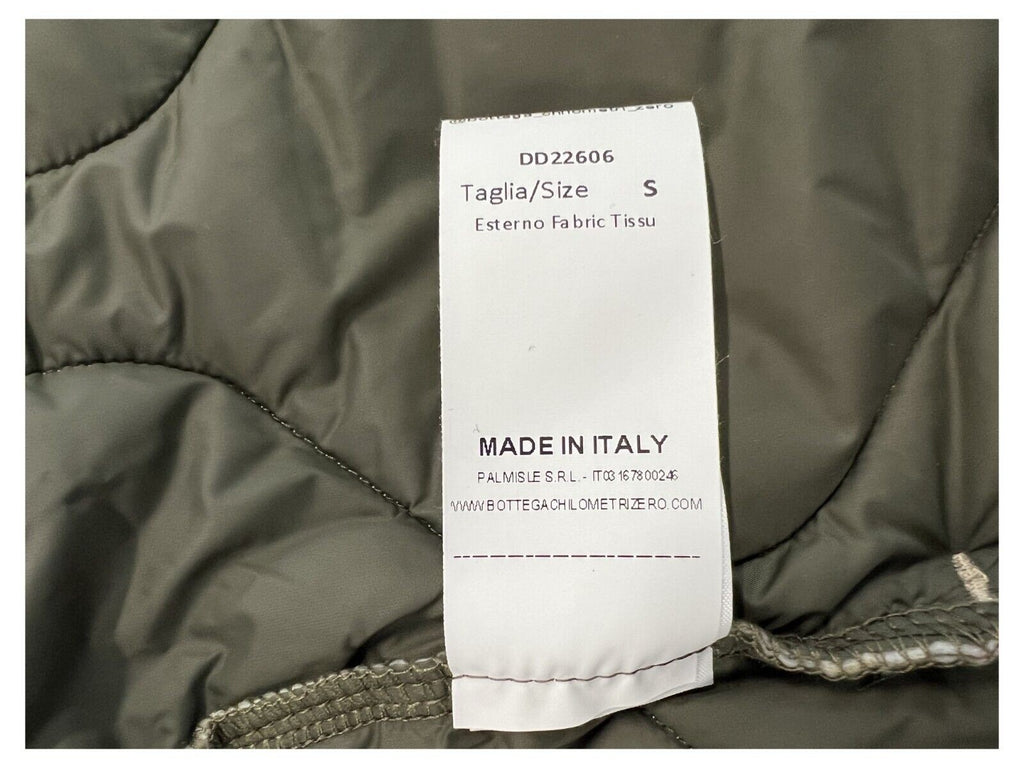 4.10 by BottegaChilometriZero giacca camicia donna trapuntata giallo DD22606 FANTASIA 100% nylon MADE IN ITALY