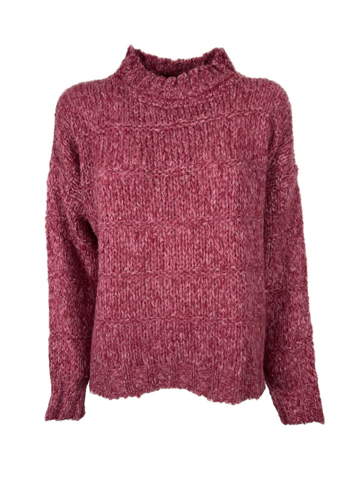 LA FEE MARABOUTEE maglia donna girocollo melange FE-PU-RALICE   MADE IN ITALY