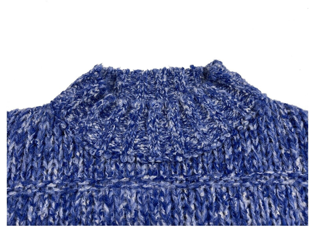 LA FEE MARABOUTEE maglia donna girocollo melange FE-PU-RALICE   MADE IN ITALY