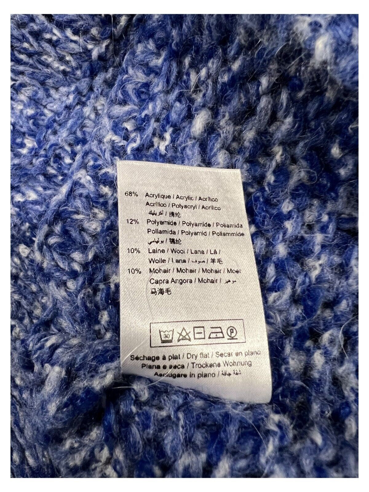 LA FEE MARABOUTEE maglia donna girocollo melange FE-PU-RALICE   MADE IN ITALY