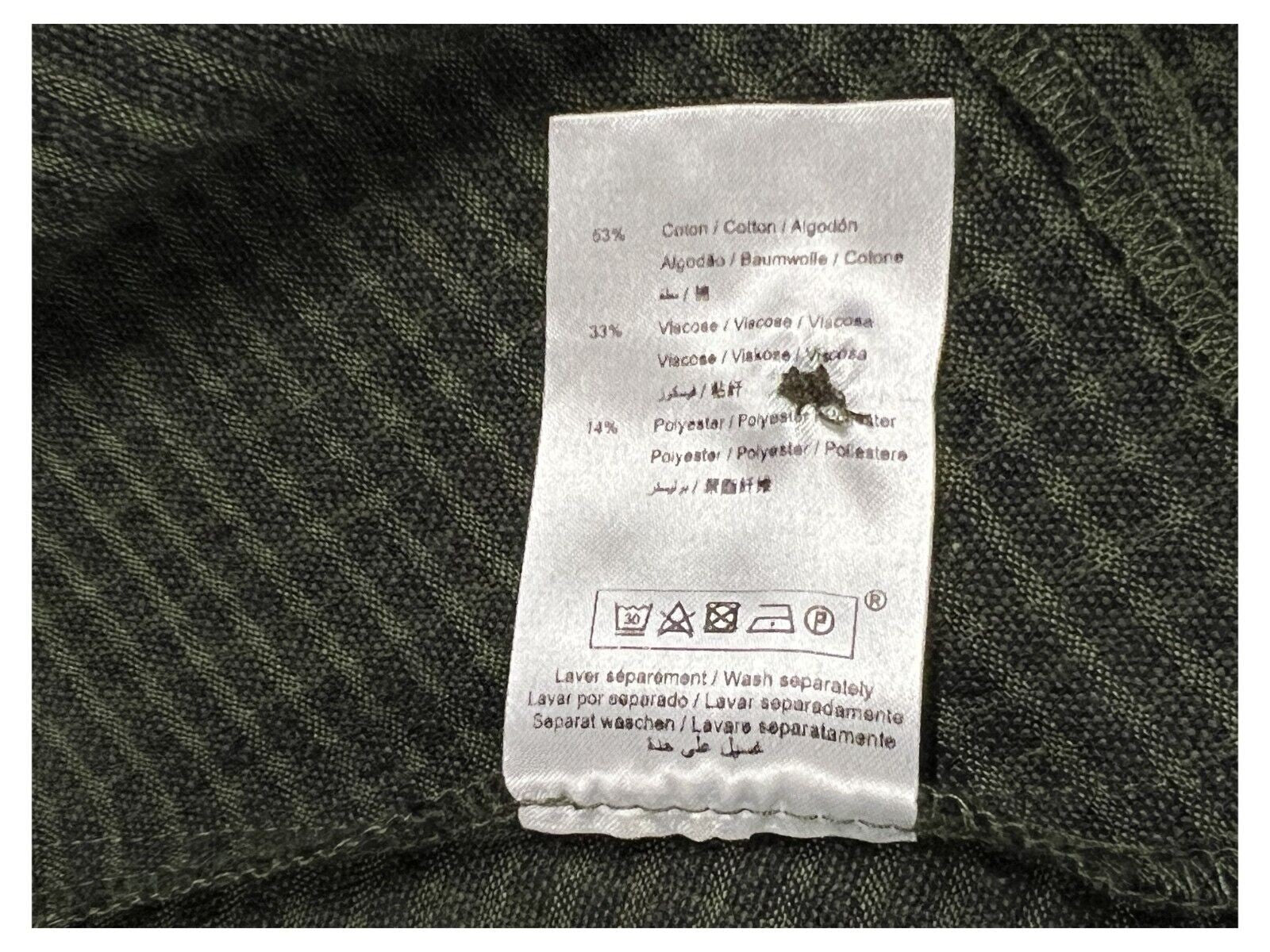 HUMILITY 1949 maxi camicia donna asimmetrica quadri grigio/verde HE-CH-SOMIA MADE IN ITALY