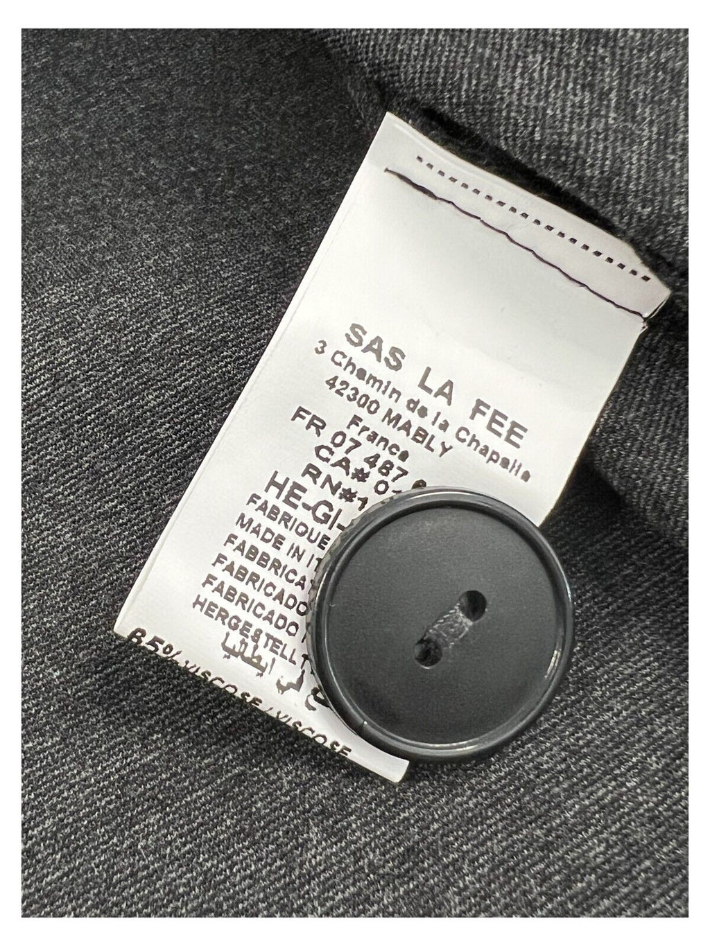 HUMILITY 1949 cardigan lungo punto milano grigio HE-GI-SAMIRA  MADE IN ITALY