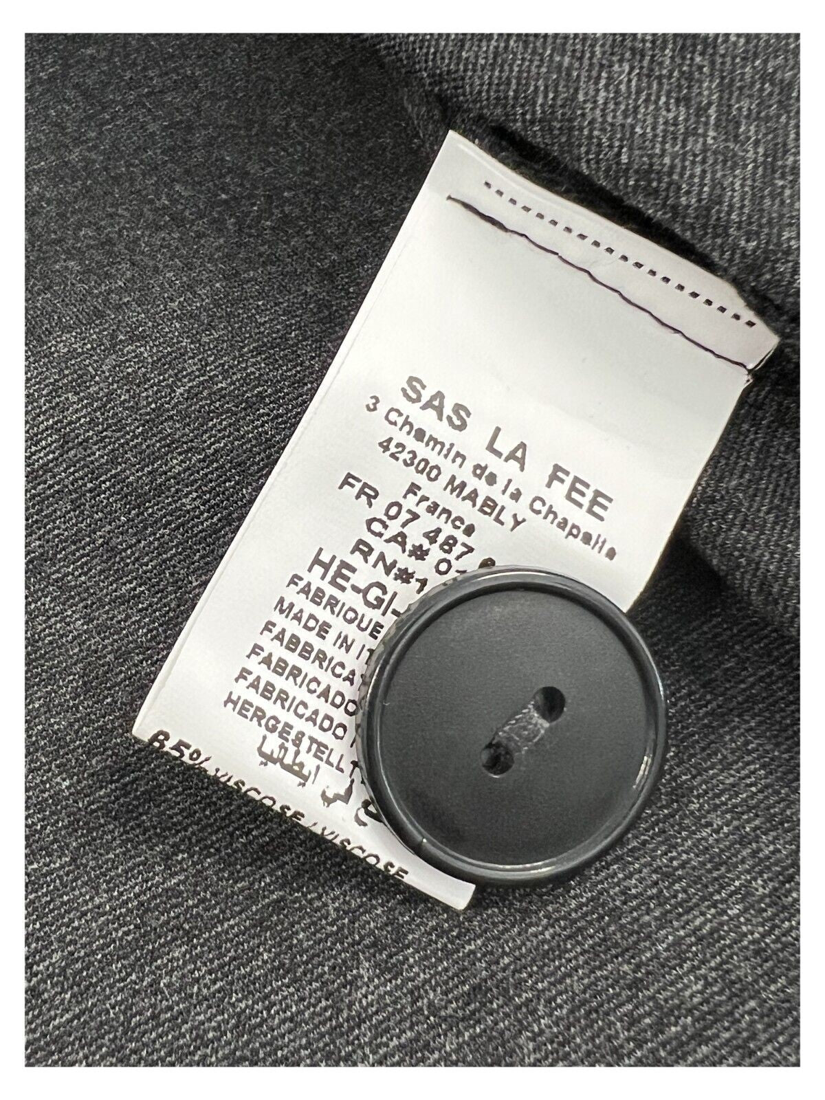 HUMILITY 1949 cardigan lungo punto milano grigio HE-GI-SAMIRA  MADE IN ITALY