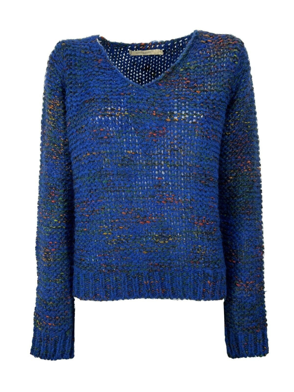 LA FEE MARABOUTEE maglia donna lana bouclè multicolor FE-PU-CLONE MADE IN ITALY