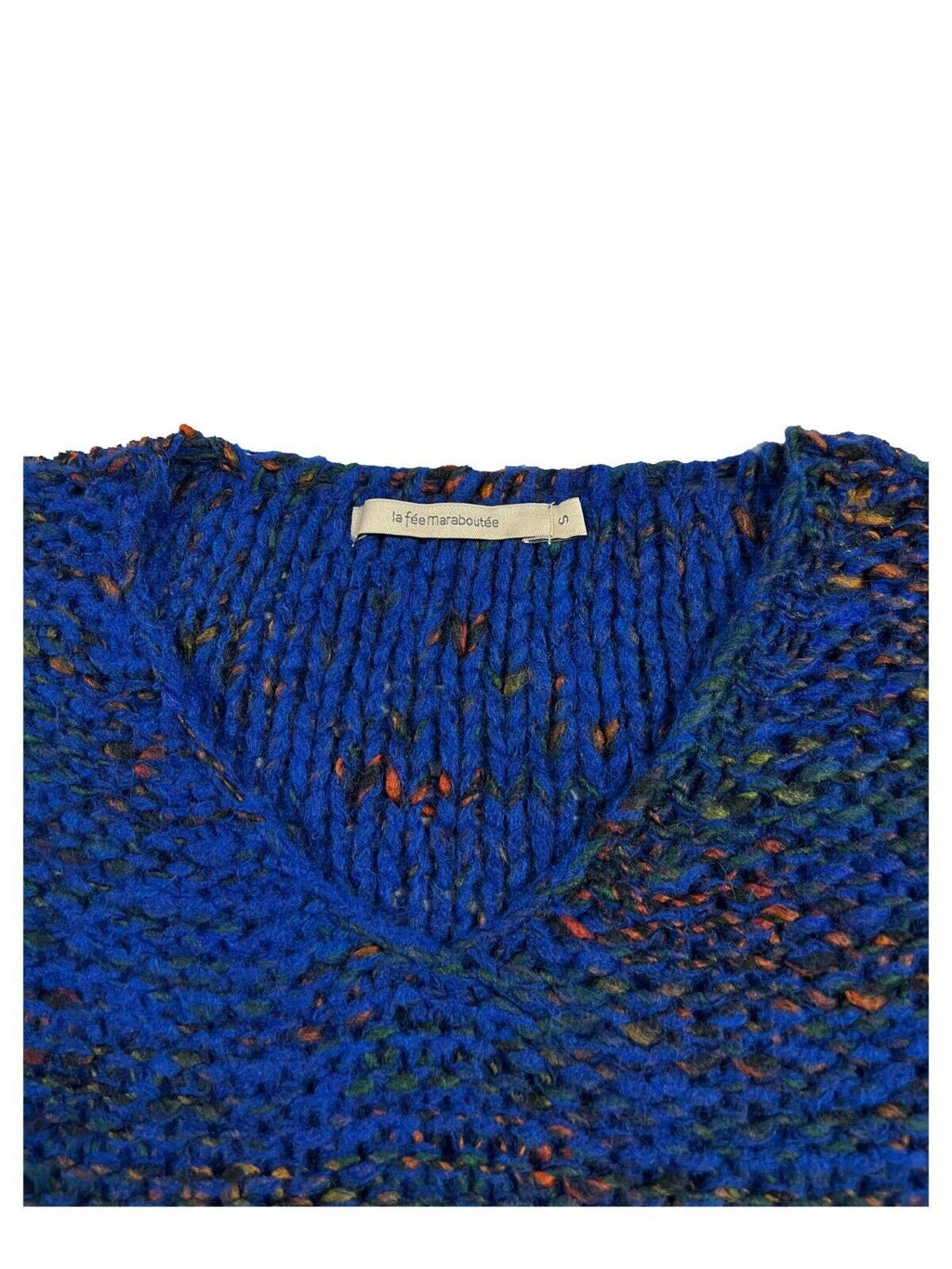 LA FEE MARABOUTEE maglia donna lana bouclè multicolor FE-PU-CLONE MADE IN ITALY