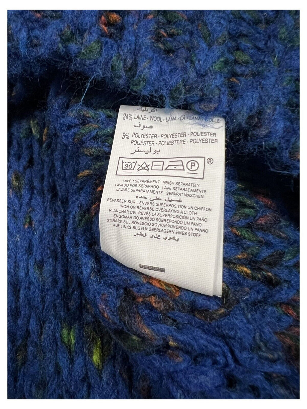 LA FEE MARABOUTEE maglia donna lana bouclè multicolor FE-PU-CLONE MADE IN ITALY