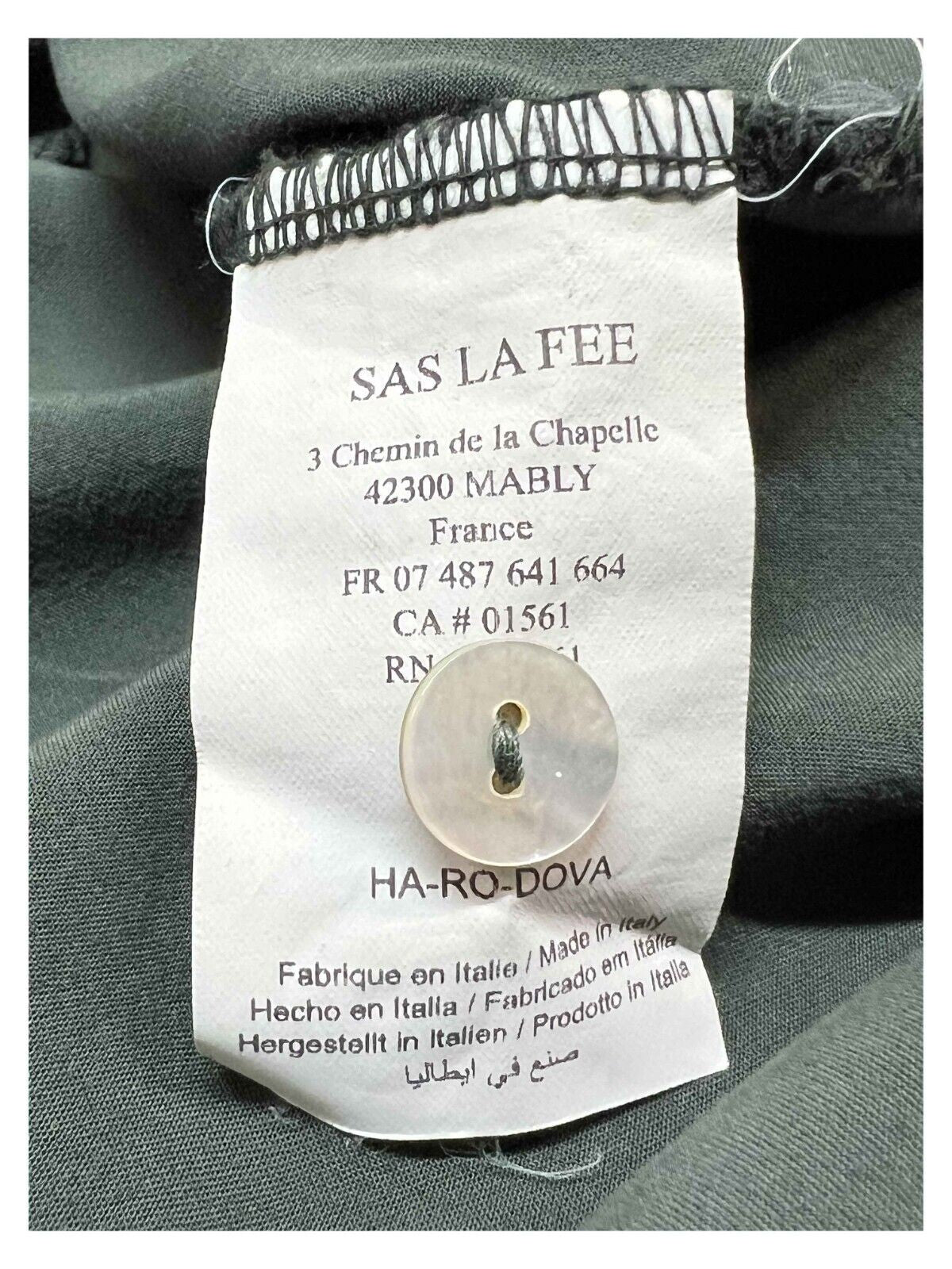 HUMILITY 1949 abito donna HA-RO-DOVA 100% cotone + 100% viscosa MADE IN ITALY