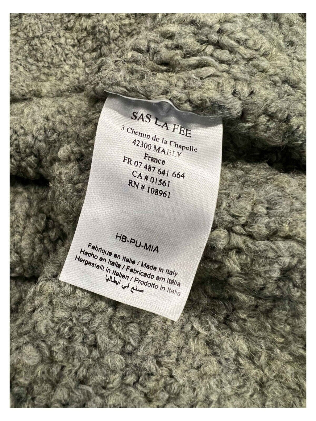 HUMILITY 1949 maglia donna bouclè lana HN-PU-MIA MADE IN ITALY