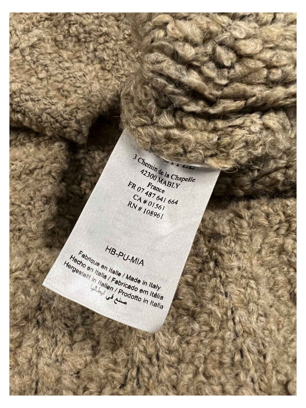 HUMILITY 1949 maglia donna bouclè lana HN-PU-MIA MADE IN ITALY