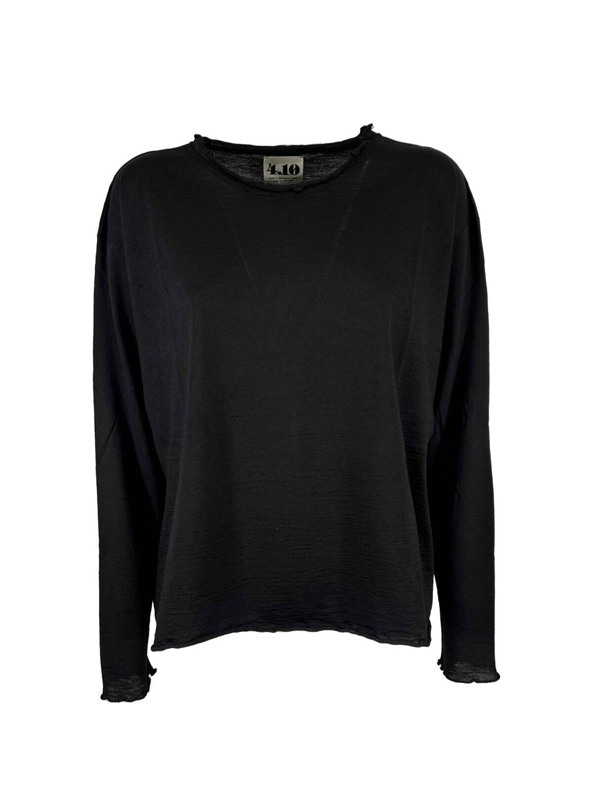 4.10 by BottegaChilometriZero maglia donna lana leggera DD22638 100% lana MADE IN ITALY