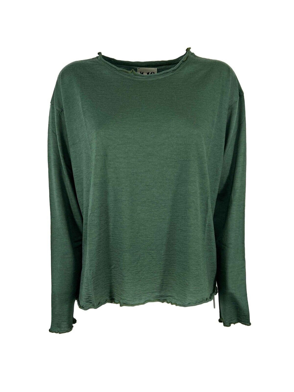 4.10 by BottegaChilometriZero maglia donna lana leggera DD22638 100% lana MADE IN ITALY