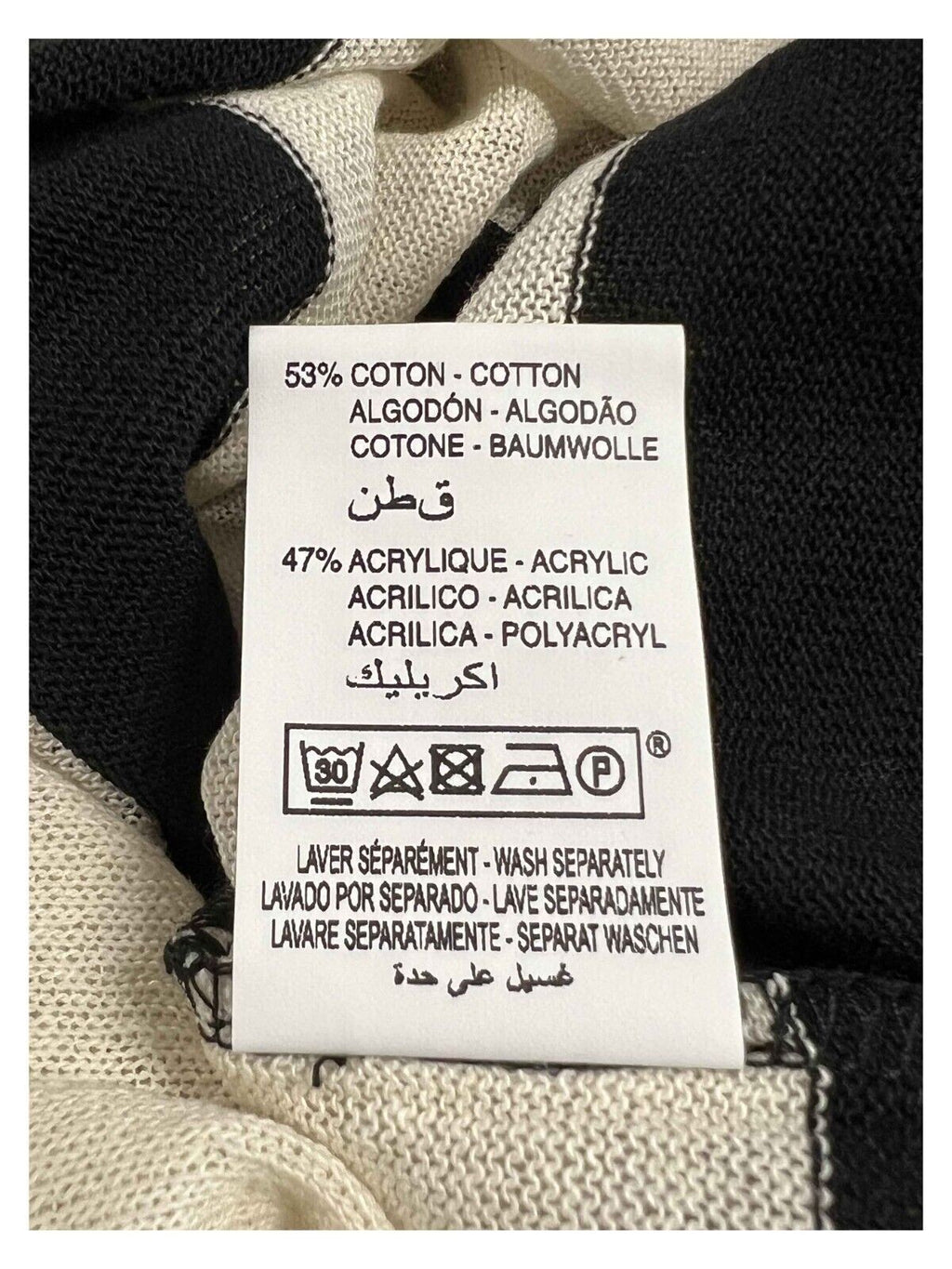 HUMILITY 1949 abito donna lungo girocollo righe panna/nero HD-RO-REI MADE IN ITALY