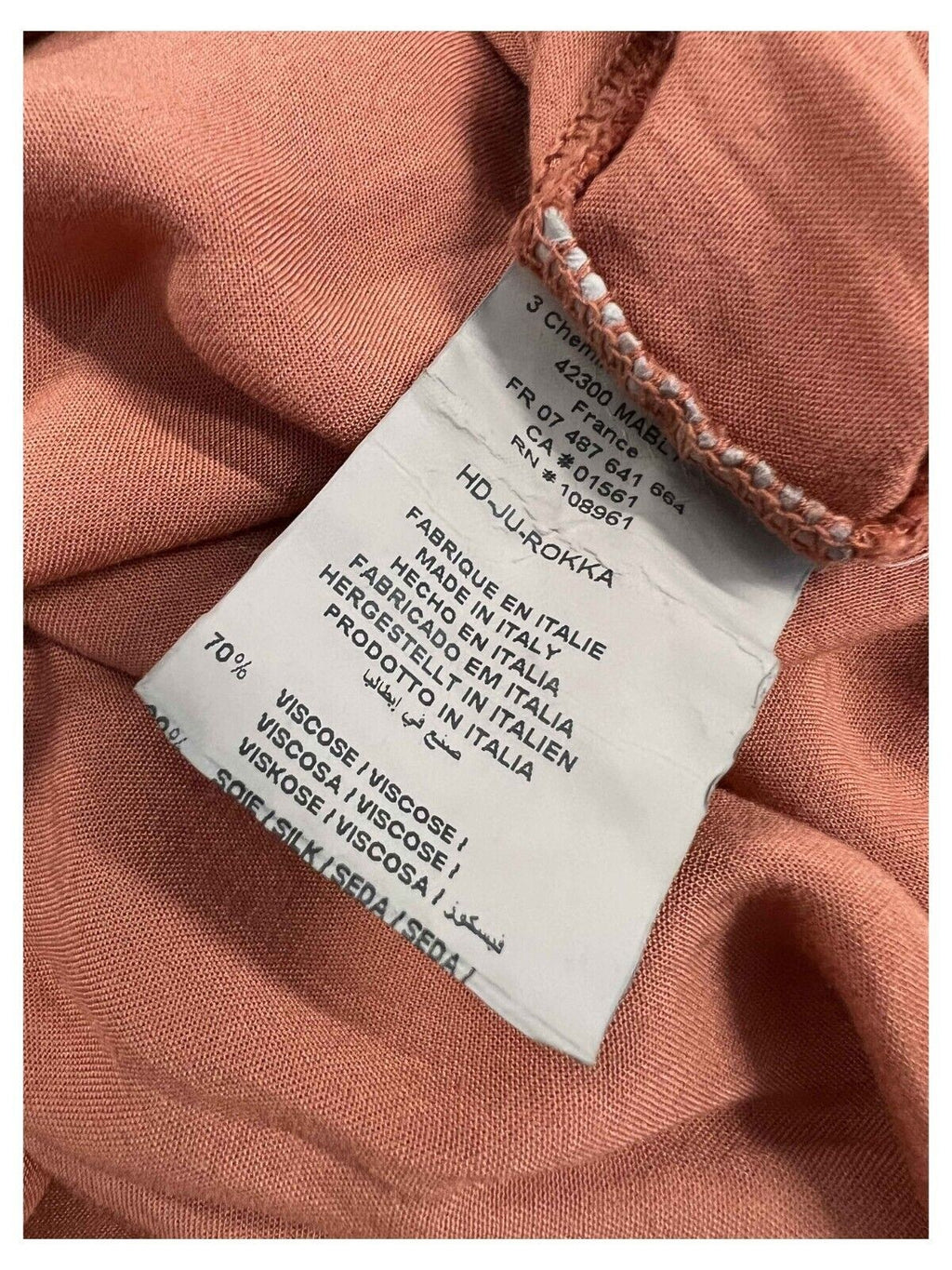 HUMILITY 1949 gonna donna lunga HD-JU-ROKKA 60% viscosa 30% seta MADE IN ITALY