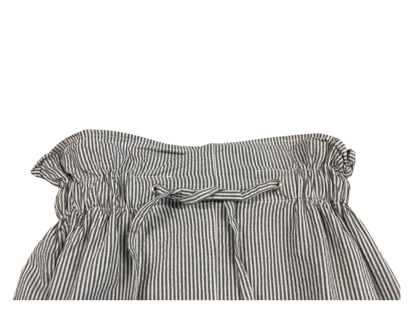 4.10 by BottegaChilometriZero gonna donna righe bianco/nero svasata DD20160 RIGATO MADE IN ITALY