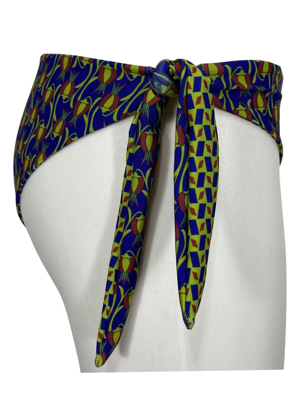 JUSTMINE bikini donna double-face fantasia purple/rust/lime B2770 8027 MADE IN ITALY