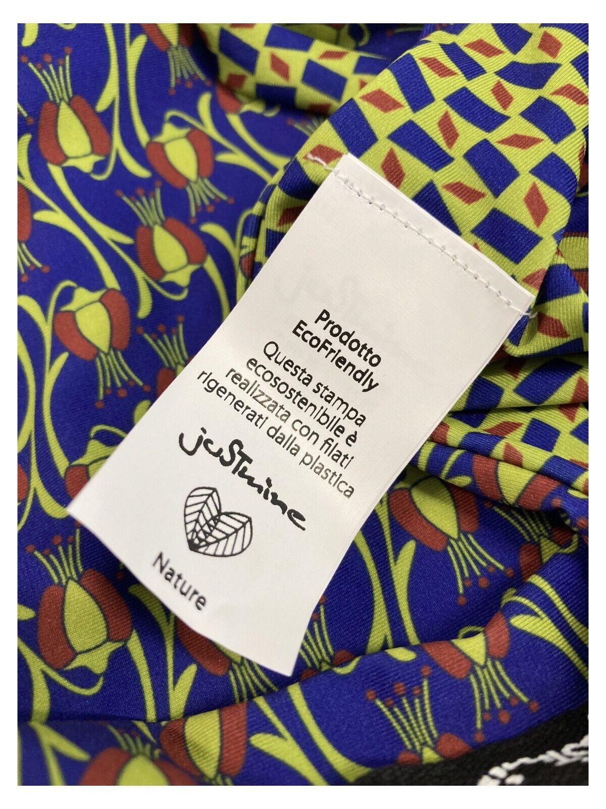 JUSTMINE bikini donna double-face fantasia purple/rust/lime B2770 8027 MADE IN ITALY