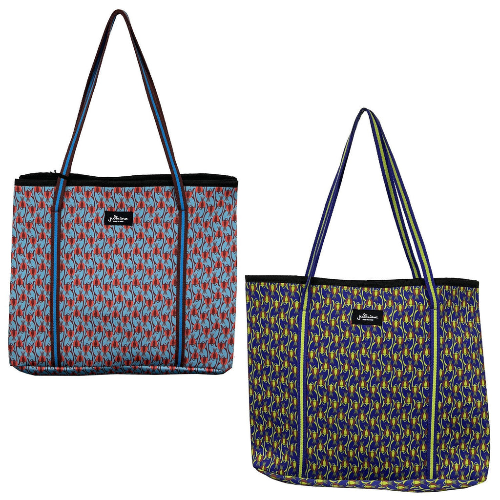 JUSTMINE borsa donna stampata  K108  8027 SHOPPER MADE IN ITALY