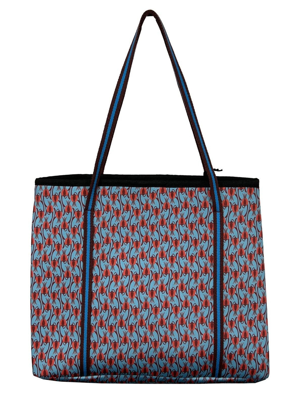 JUSTMINE borsa donna stampata  K108  8027 SHOPPER MADE IN ITALY