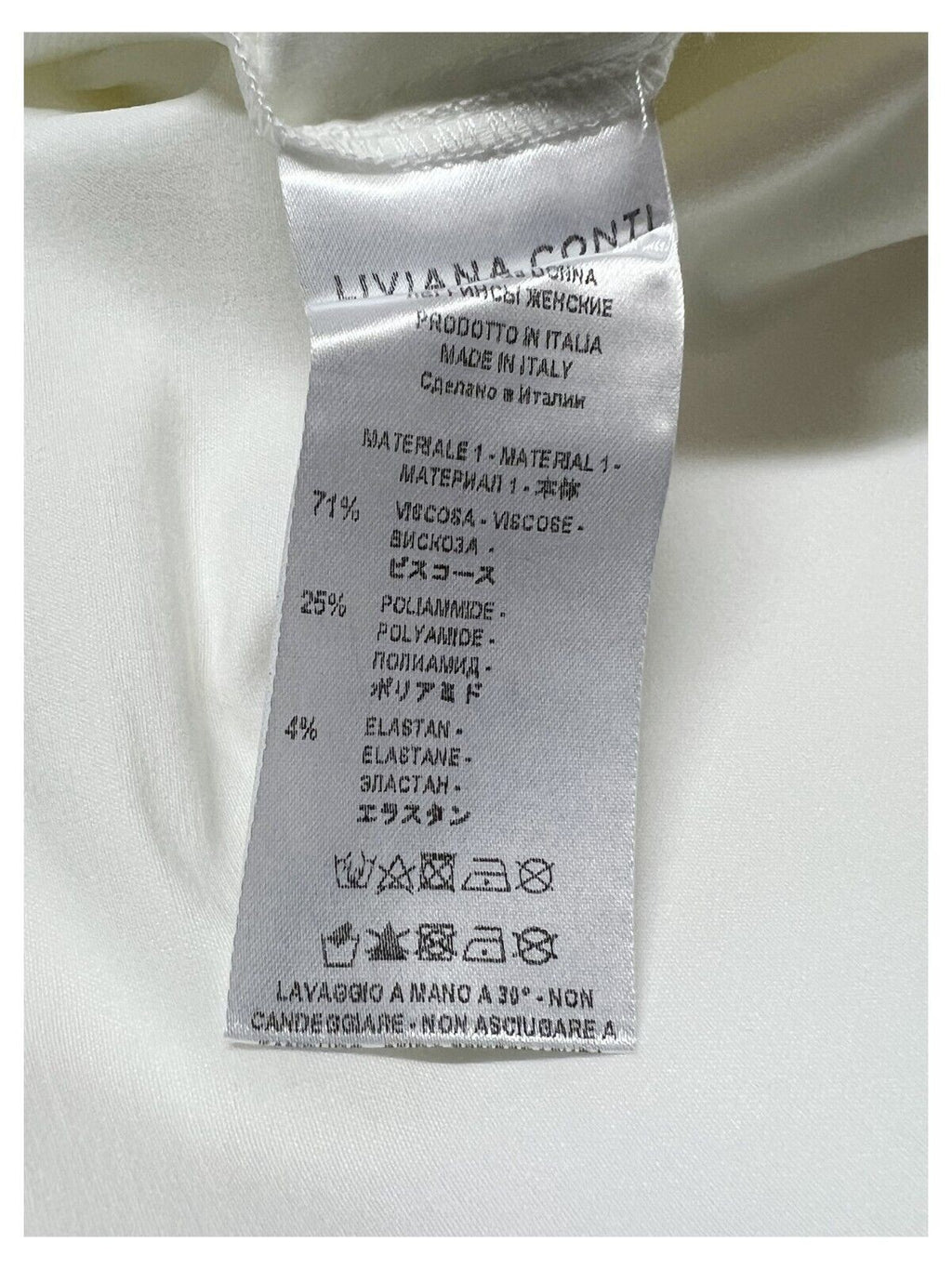 LIVIANA CONTI pantalone donna modello leggings tessuto bengalina CNTR20 MADE IN ITALY