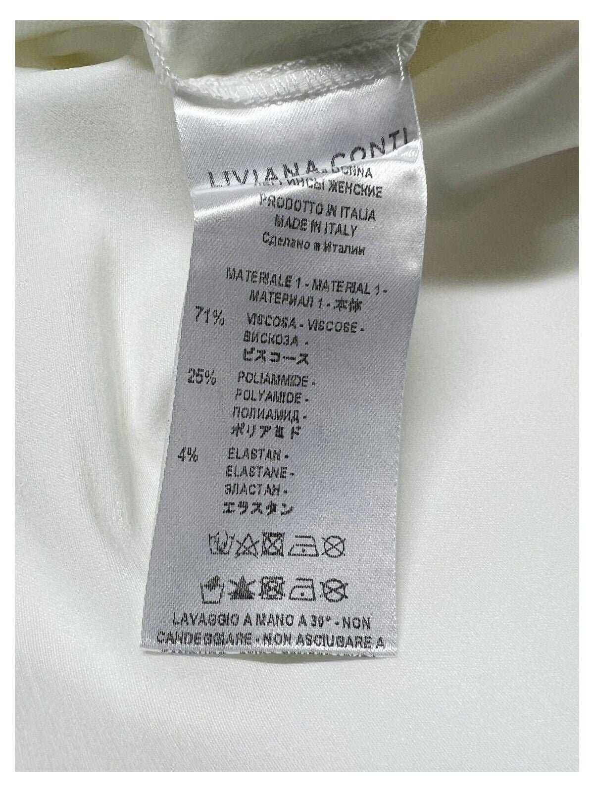 LIVIANA CONTI pantalone donna modello leggings tessuto bengalina CNTR20 MADE IN ITALY