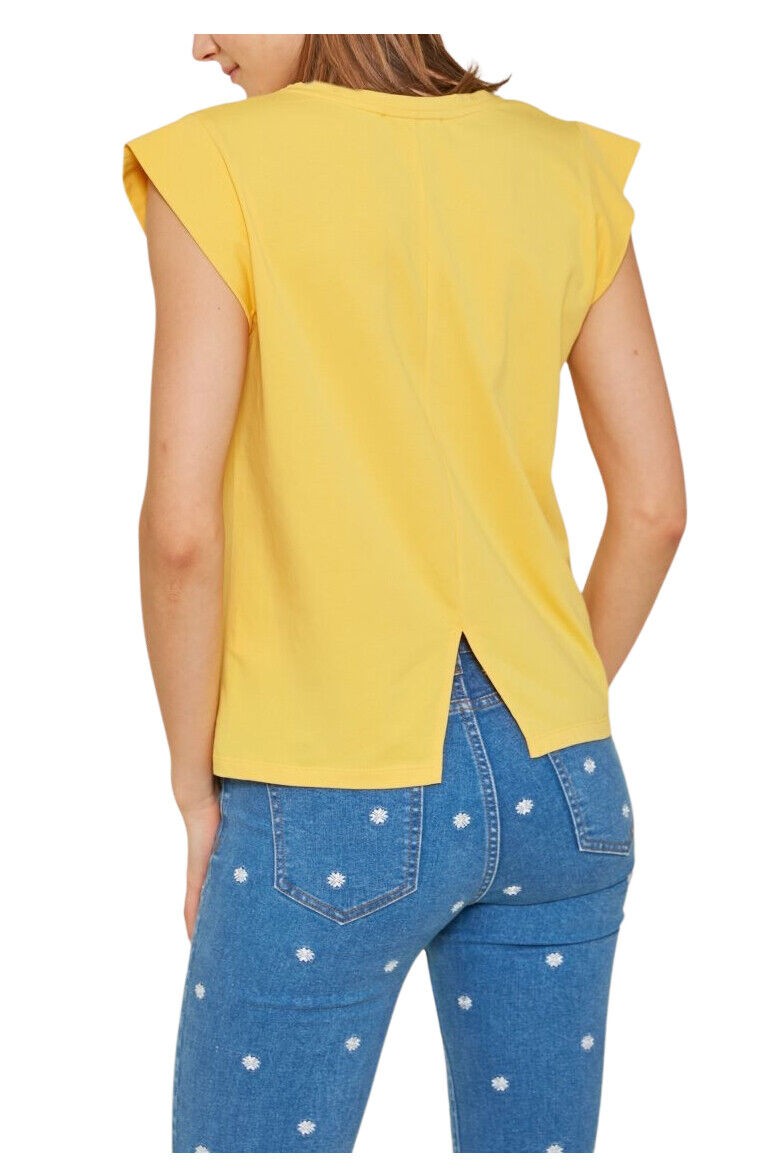 Md’M t-shirt donna con stampa 6.42171.10 95% cotone 5% elastan  MADE IN PORTUGAL