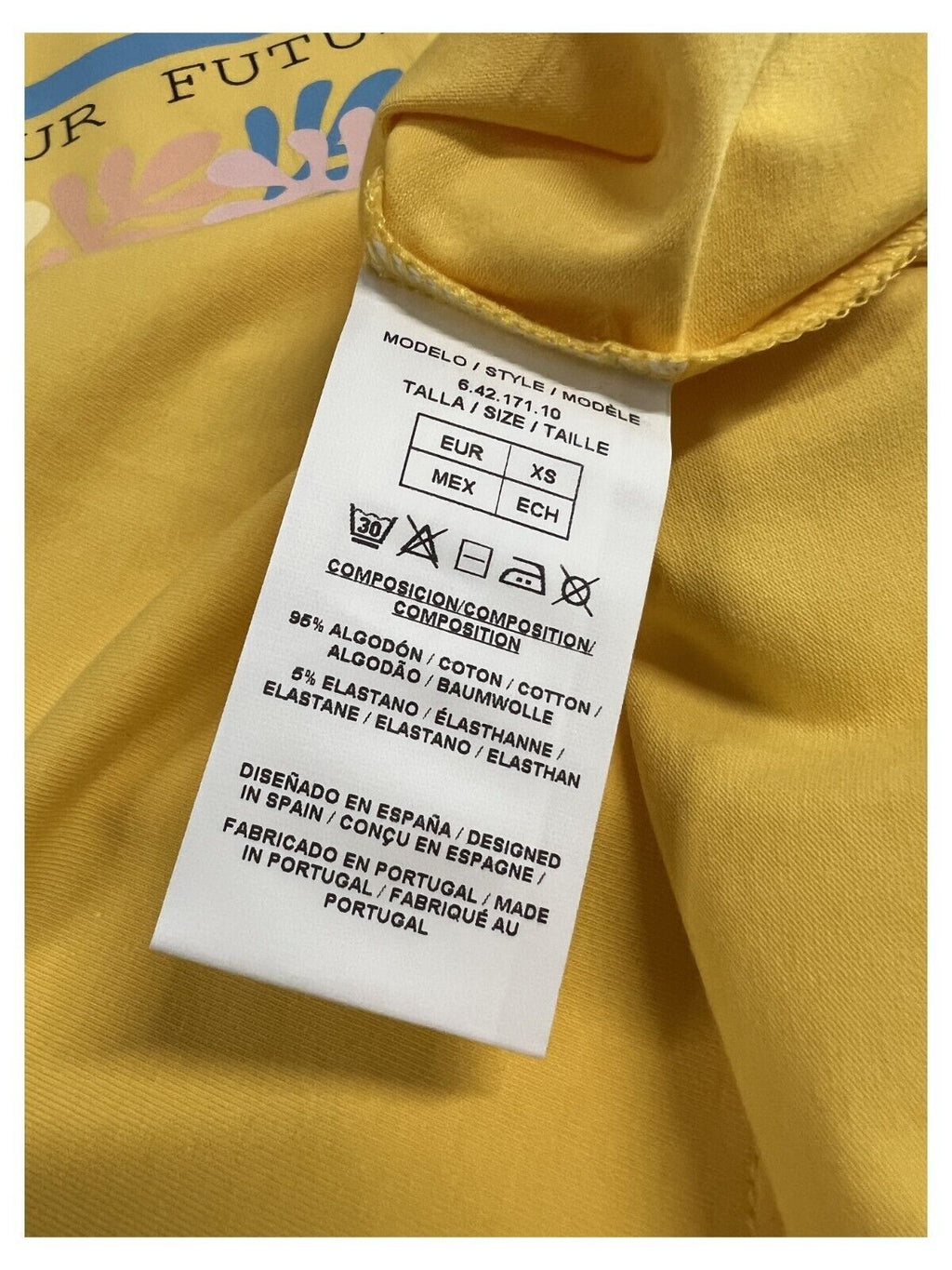 Md’M t-shirt donna con stampa 6.42171.10 95% cotone 5% elastan  MADE IN PORTUGAL