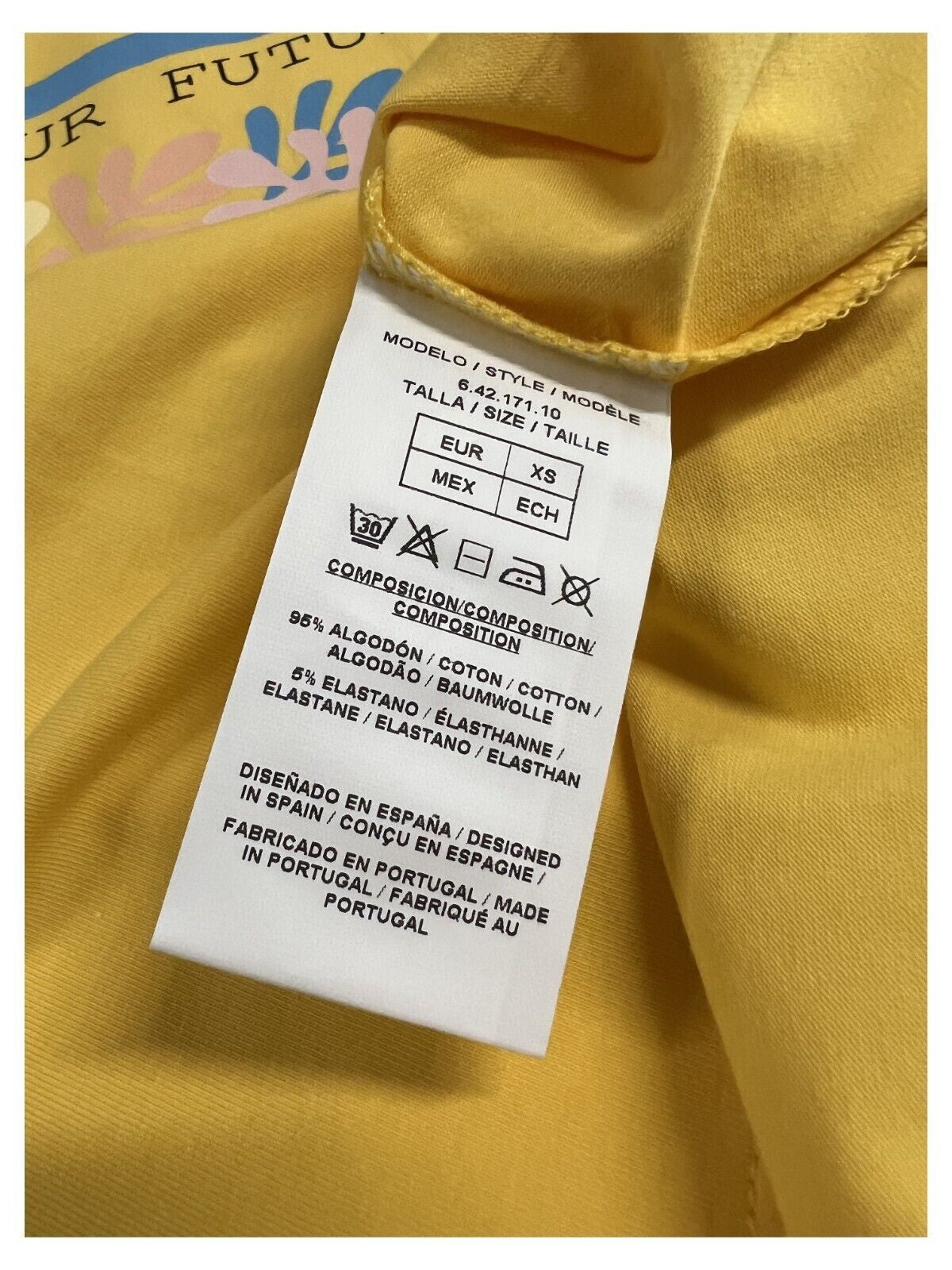 Md’M t-shirt donna con stampa 6.42171.10 95% cotone 5% elastan  MADE IN PORTUGAL