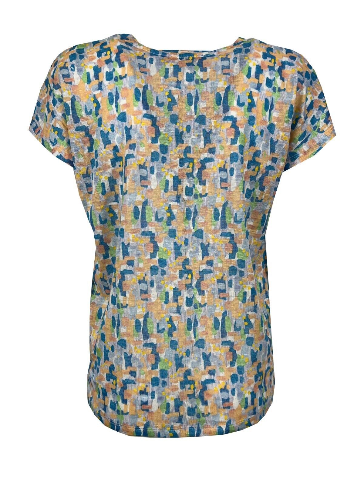 Md’M t-shirt donna fantasia multicolor 6.42.615.10 100% lino