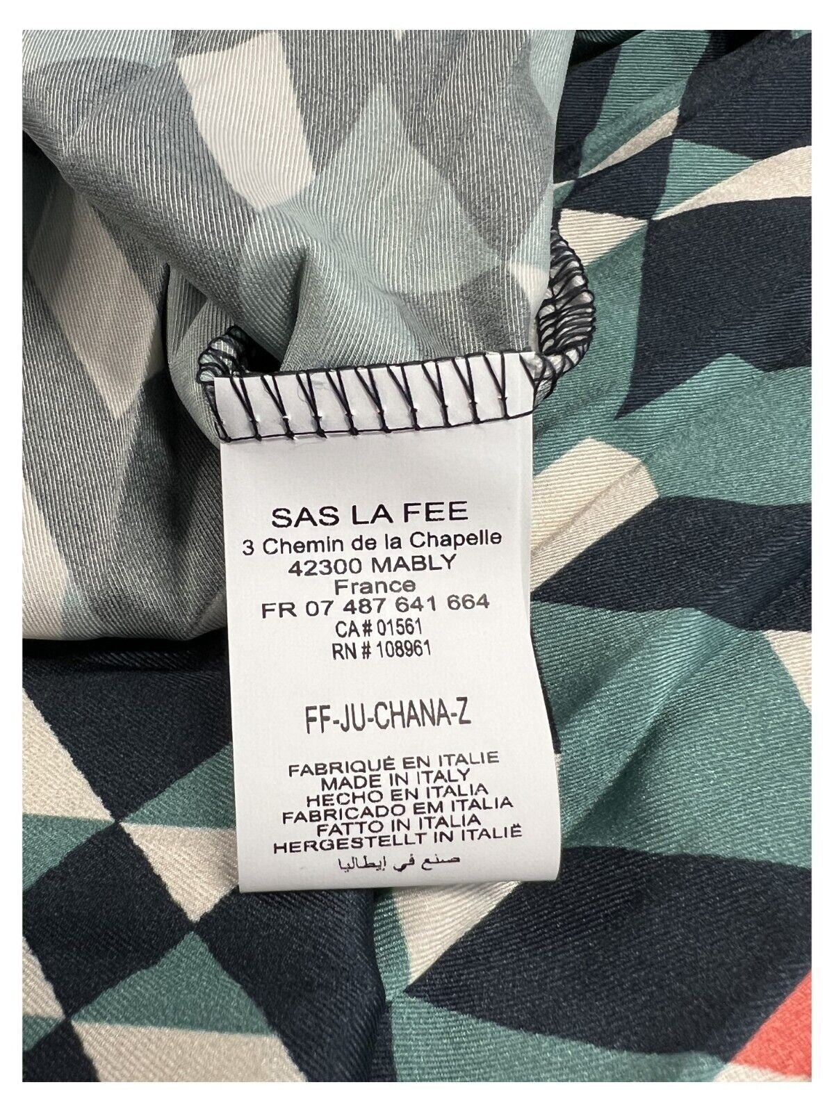 LA FEE MARABOUTEE gonna donna plisse’ multicolor FF-JU-CHANA-Z  MADE IN ITALY