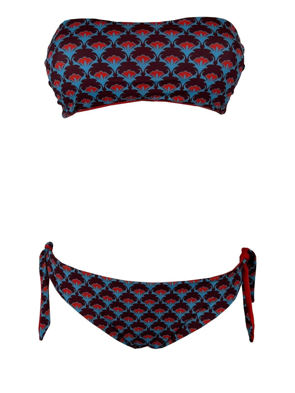 JUSTMINE bikini donna fascia foderata double-face fantasia B2770 8026 MADE IN ITALY