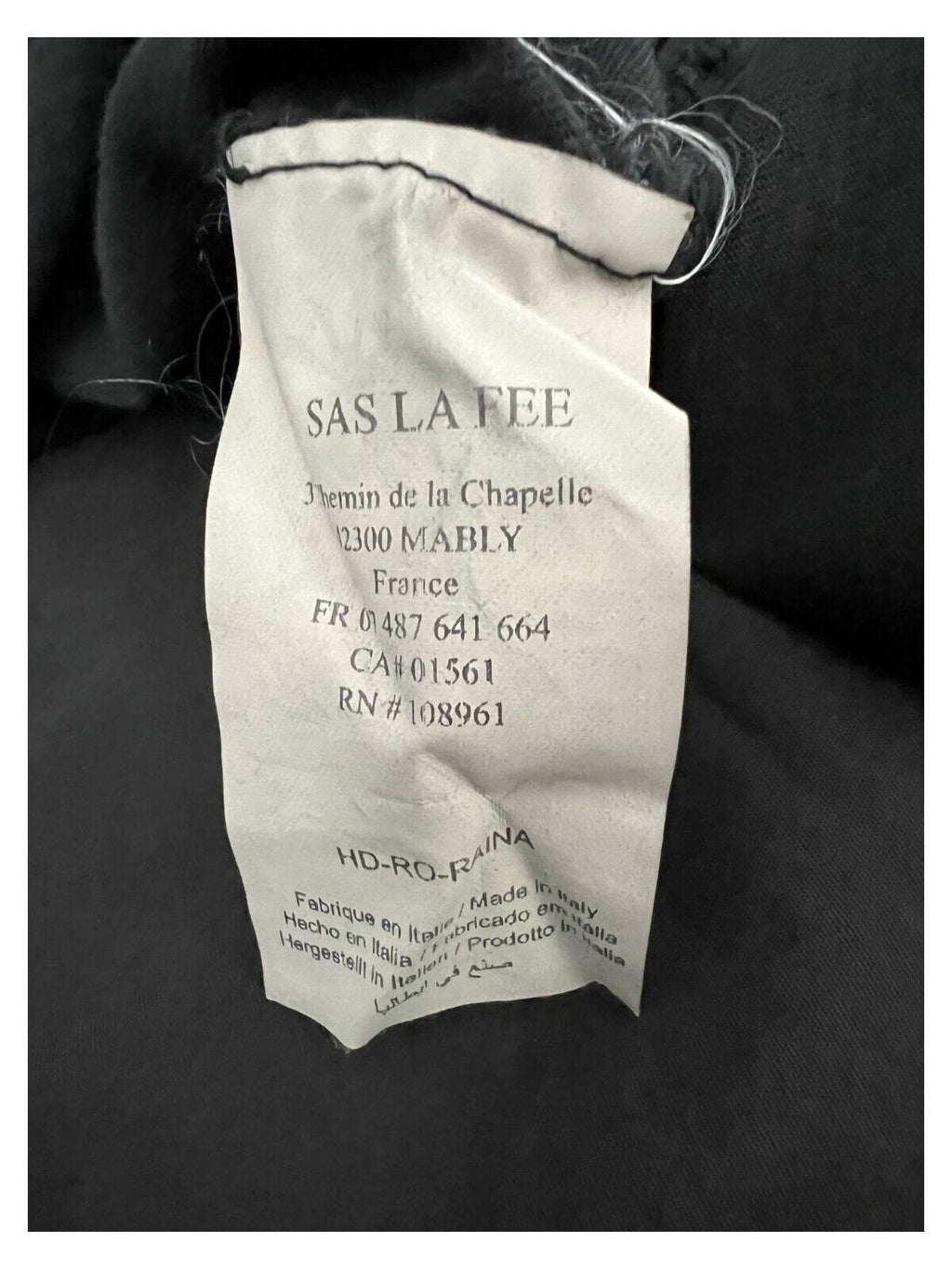 HUMILITY 1949 abito donna lungo con balze jersey+cotone HD-RO-RAINA MADE IN ITALY