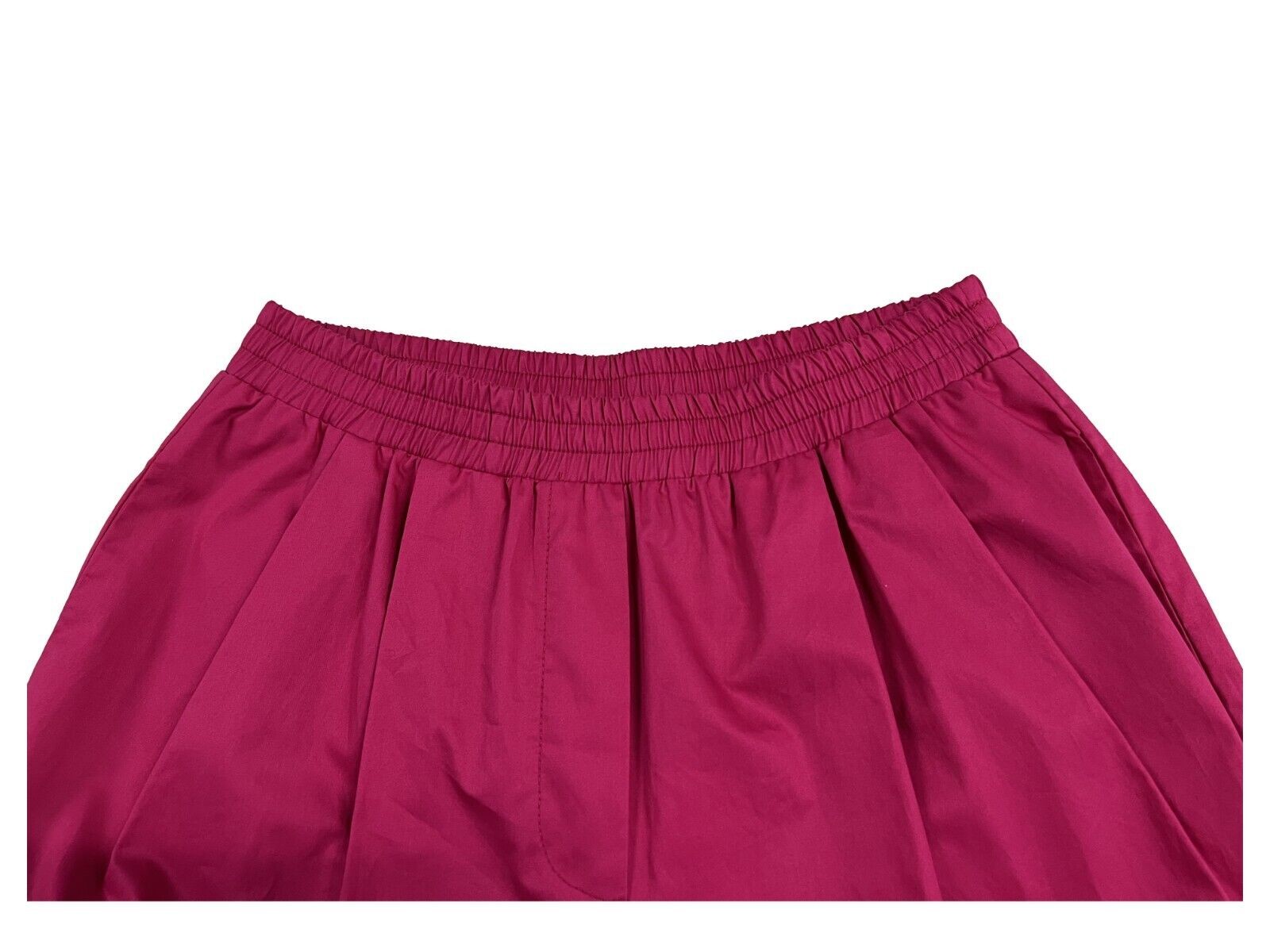 RUE BISQUIT pantalone donna palazzo fucsia RS4357 100% cotone MADE IN ITALY