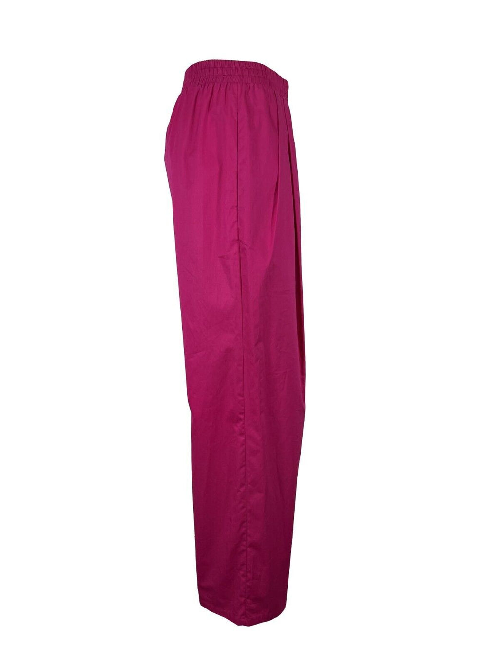RUE BISQUIT pantalone donna palazzo fucsia RS4357 100% cotone MADE IN ITALY