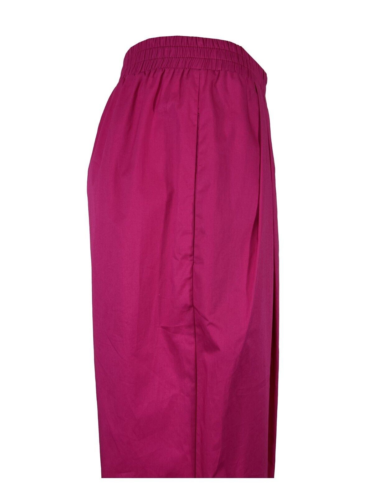 RUE BISQUIT pantalone donna palazzo fucsia RS4357 100% cotone MADE IN ITALY