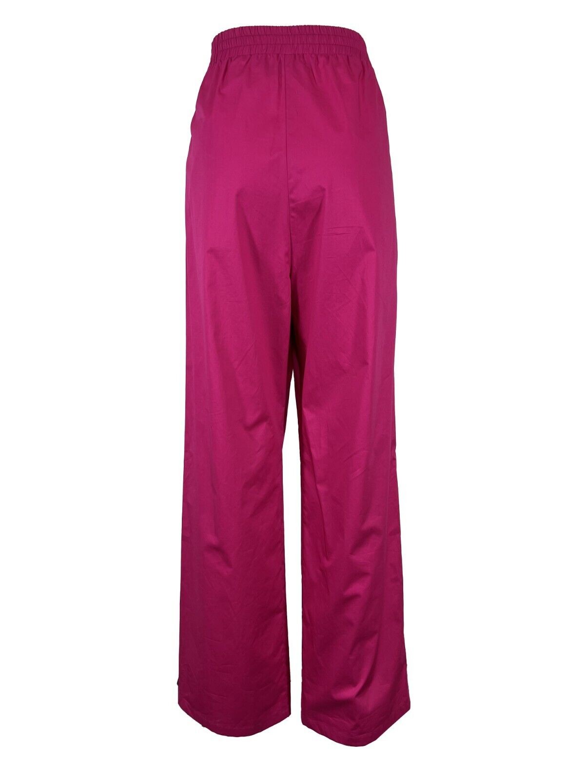 RUE BISQUIT pantalone donna palazzo fucsia RS4357 100% cotone MADE IN ITALY