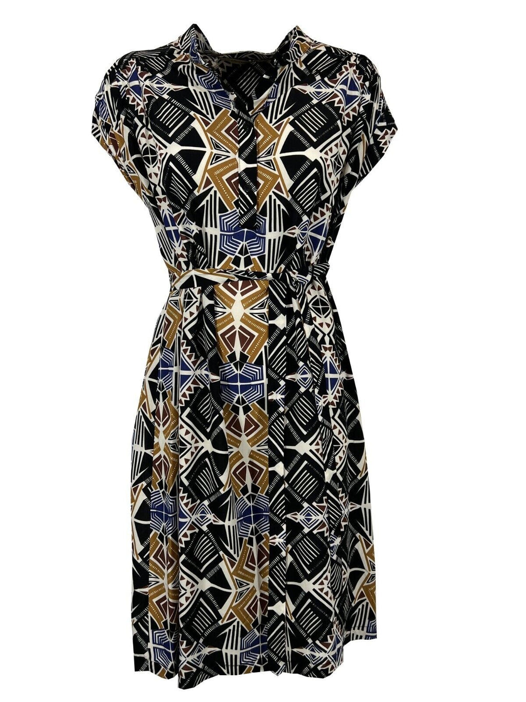 LA FEE MARABOUTEE abito donna fantasia FF-RO-SOREN-R 100% viscosa MADE IN ITALY