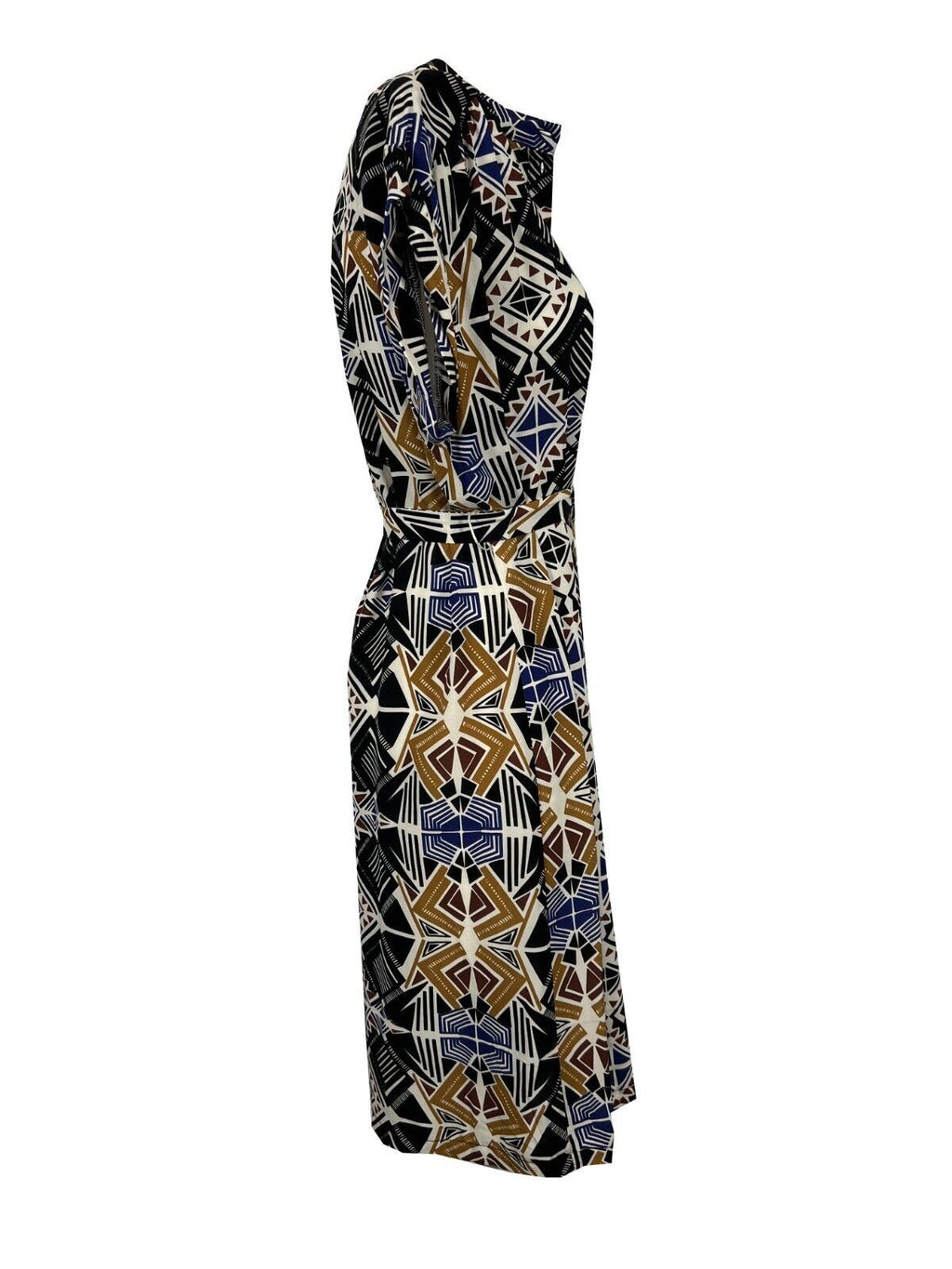 LA FEE MARABOUTEE abito donna fantasia FF-RO-SOREN-R 100% viscosa MADE IN ITALY