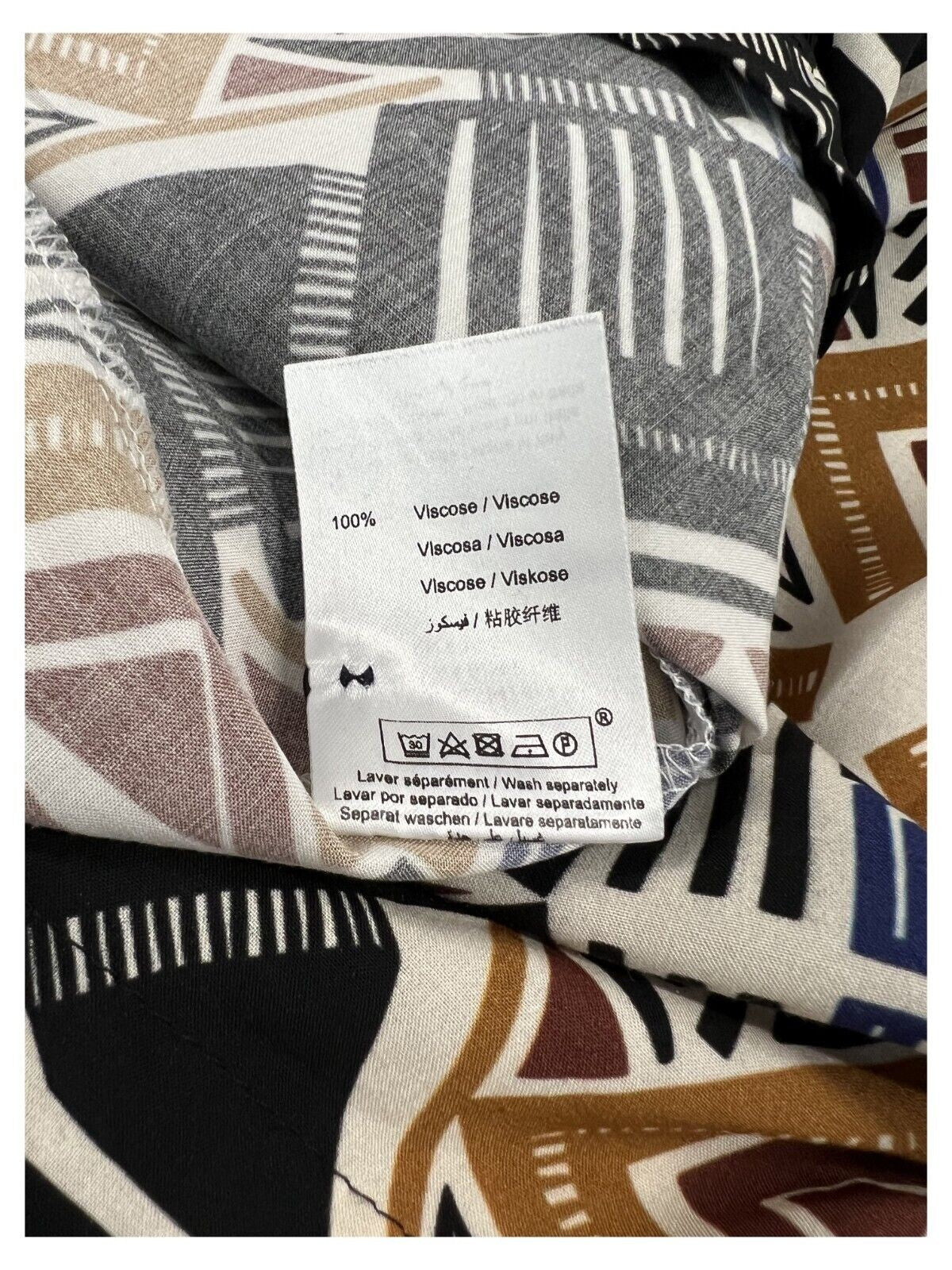 LA FEE MARABOUTEE abito donna fantasia FF-RO-SOREN-R 100% viscosa MADE IN ITALY