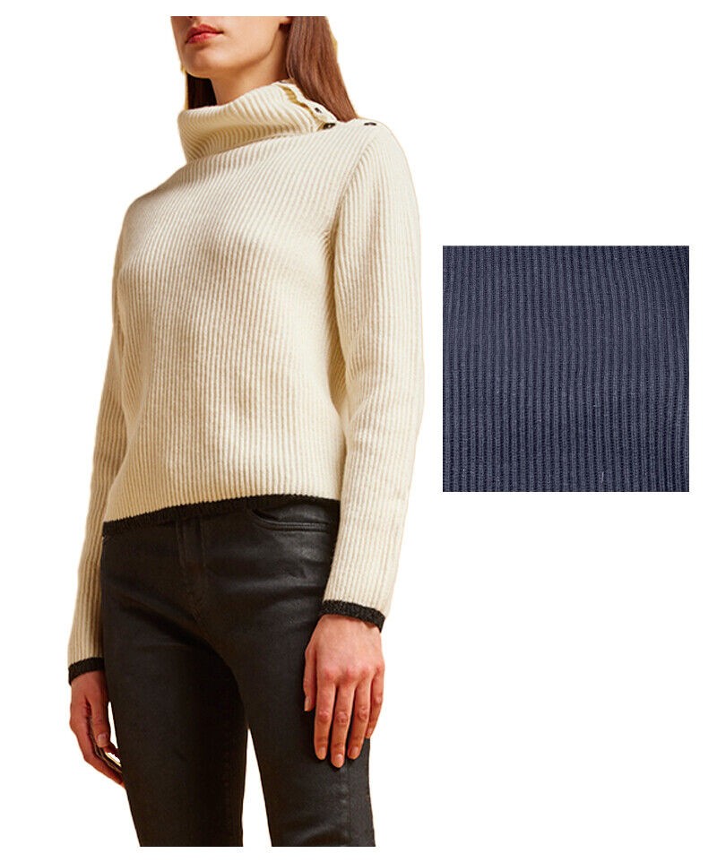 LIVIANA CONTI Maglione a coste in cashmere riciclato L3WC20 MADE IN ITALY