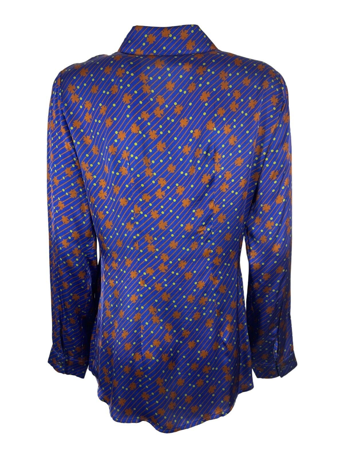 JUSTMINE camicia donna slim bluette/coccio/lime JABCMFW23-F1107 1008 MADE IN ITALY