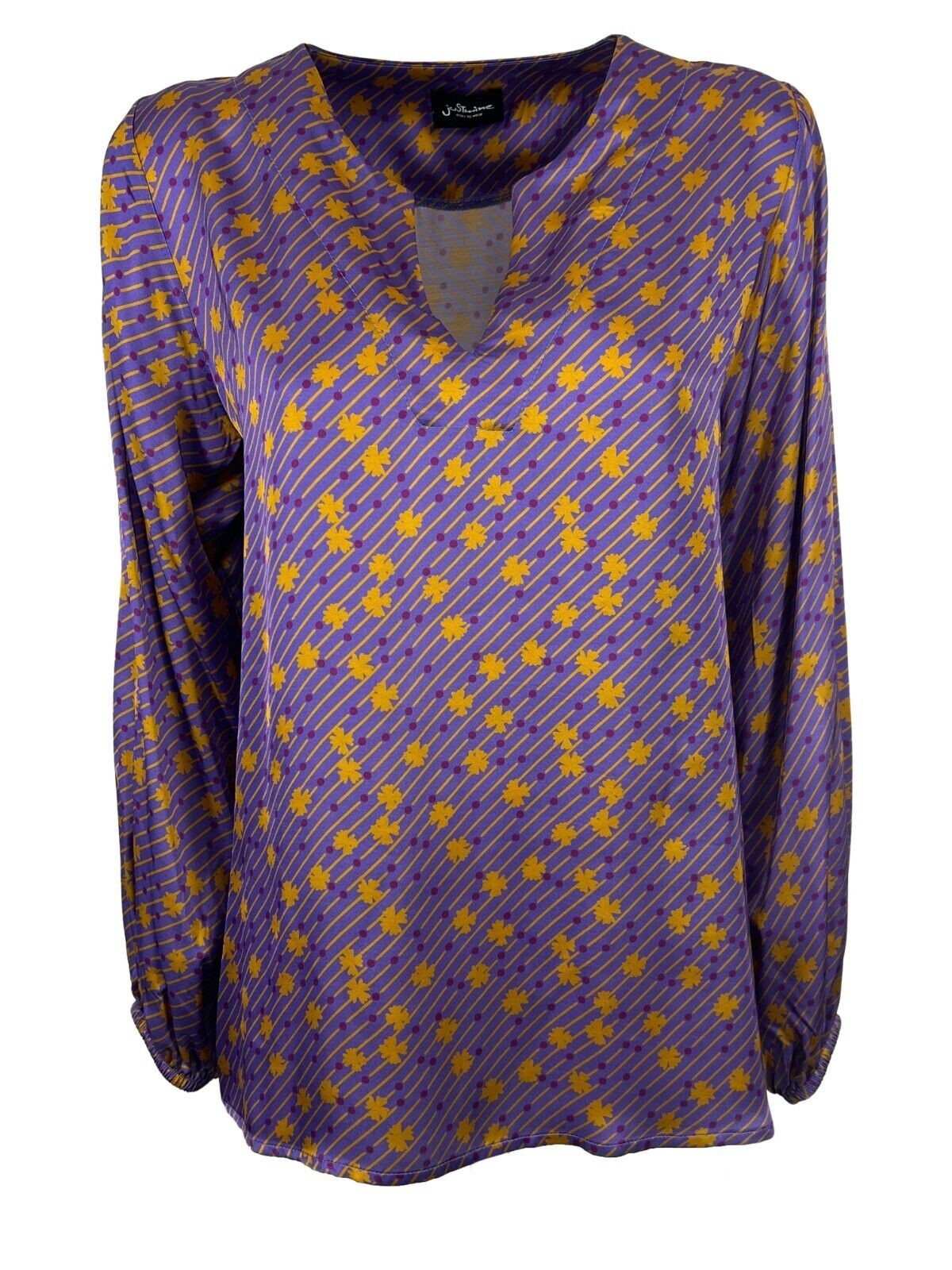 JUSTMINE blusa donna fantasia JABBLFW23-F1136 1008 MADE IN ITALY