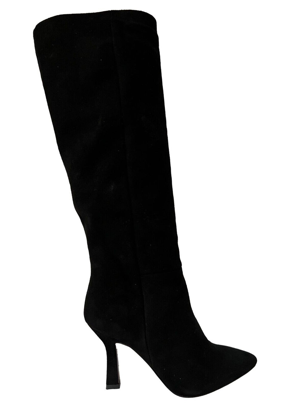 UPPER CLASS stivale alto tubolare camoscio nero TANI 100% pelle MADE IN ITALY