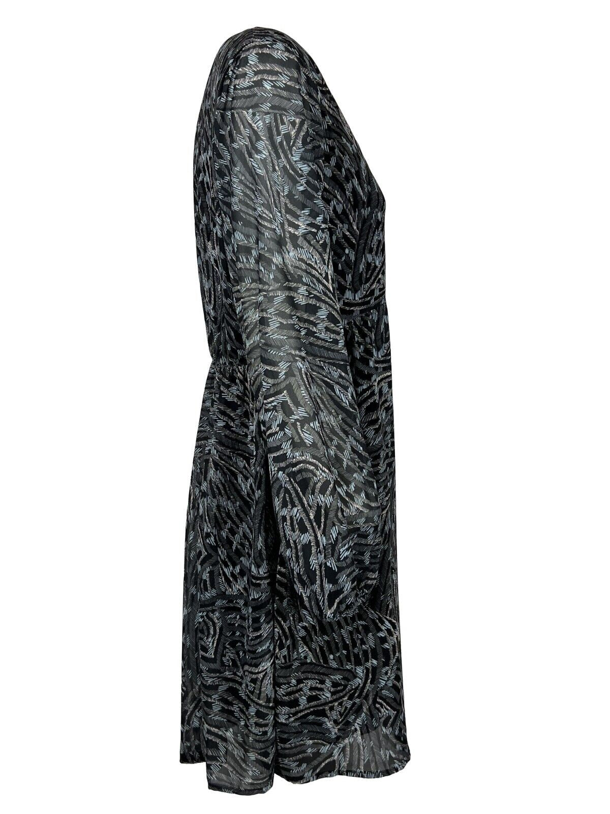 LA FEE MARABOUTEE abito donna fantasia grigio/celeste/rosa TATIN MADE IN ITALY